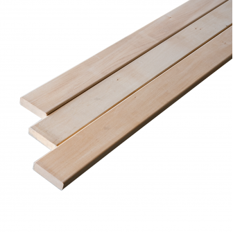 Banco de madera, 24 x 90 mm, clase A, tilo