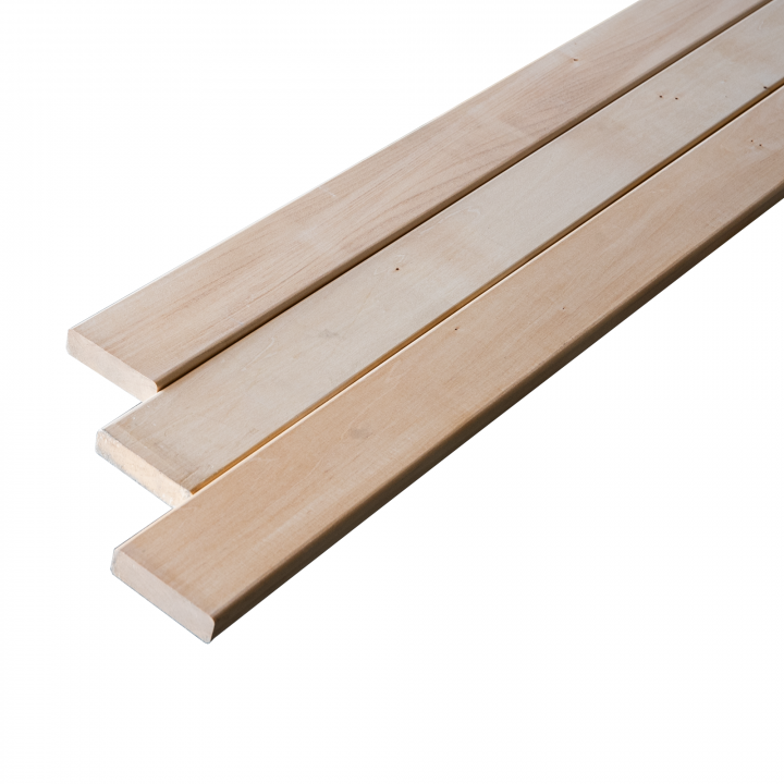 Banco de madera, 24 x 90 mm, clase A, tilo