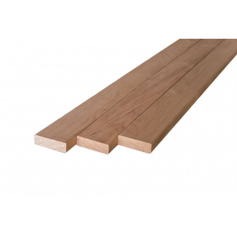 Banco de madera, 28 x 90 mm, aliso negro, clase A