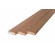 Banco de madera, 28 x 90 mm, aliso negro, clase A
