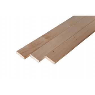 Banco de madera, 24 x 90 mm, clase AB, tilo