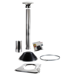 Conjunto de chimenea HARVIA 1500 para cabinas de sauna con forma de barril 