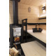 Conjunto de chimenea con aislamiento de acero - HARVIA, negro