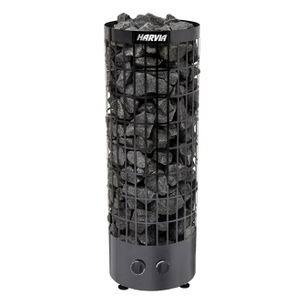 Calentador eléctrico para sauna - HARVIA Cilindro Acero Negro PC90 9 kW