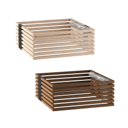 Barandilla de seguridad de madera Harvia Concept R, de tilo o nogal. 