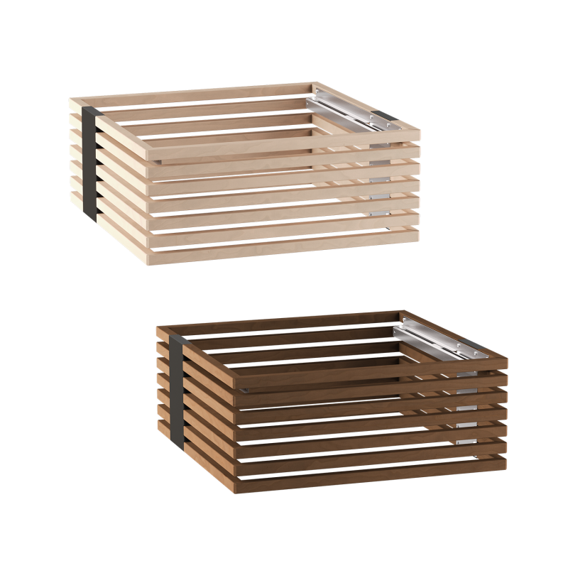Barandilla de seguridad de madera Harvia Concept R, de tilo o nogal.
