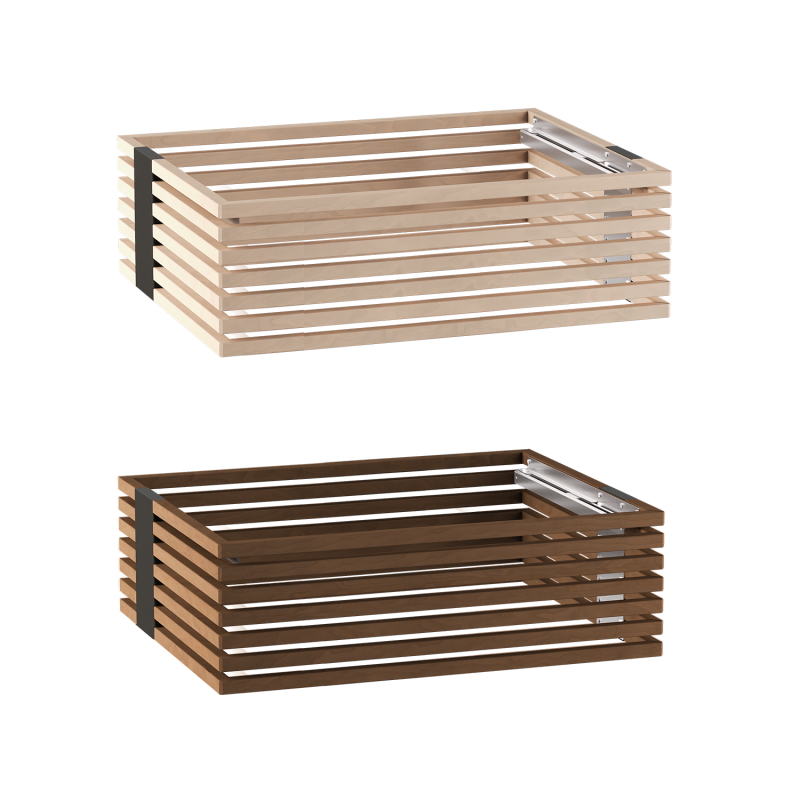 Barandilla de seguridad de madera Harvia Concept R, de tilo o nogal.
