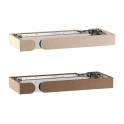 Componentes de barandilla de seguridad de madera Harvia Concept R Mini Combi, tilo o nogal. - 0