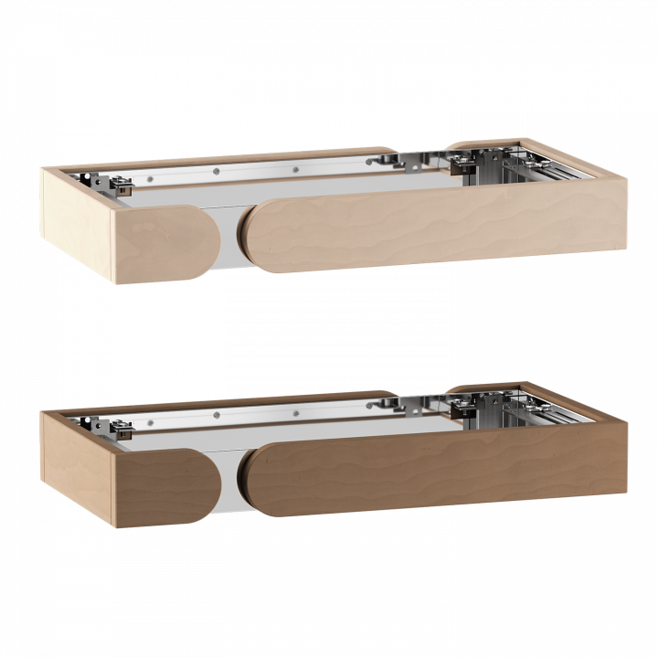 Piezas de barandilla de seguridad de madera Harvia Concept R Mini, tilo
