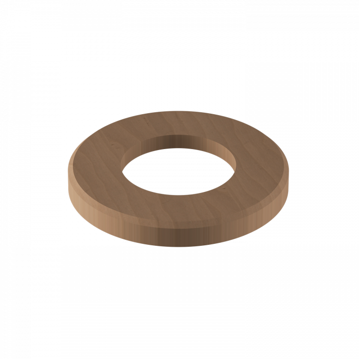 Cubierta de madera de nogal Harvia para la base del calefactor Concept R Mini