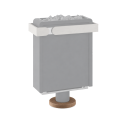 Cubierta de madera de tilo Harvia o nogal para la base del calefactor Concept R Mini - 4