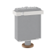 Cubierta de madera de nogal Harvia para la base del calefactor Concept R Mini