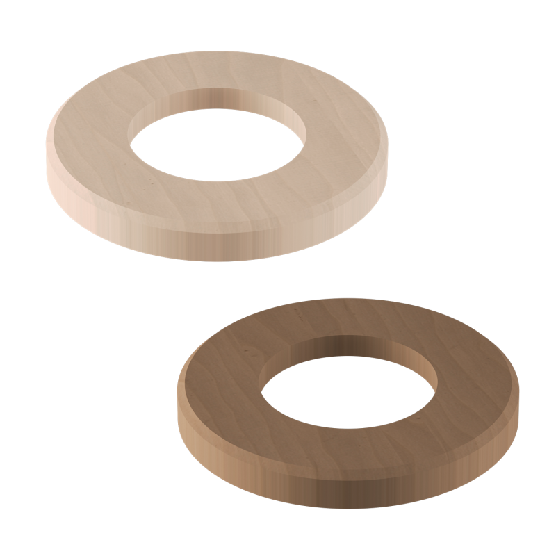 Cubierta de madera de tilo Harvia o nogal para la base del calefactor Concept R Mini