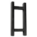 Manilla de puerta de sauna de madera Harvia, negra, 300 mm - 0