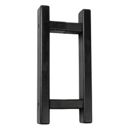Manilla de puerta de sauna de madera Harvia, negra, 300 mm 