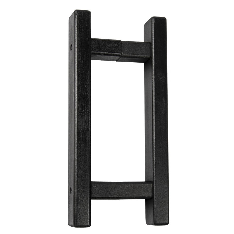 Manilla de puerta de sauna de madera Harvia, negra, 300 mm