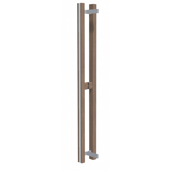 Manilla de puerta HARVIA, madera de álamo temblón tratada térmicamente.