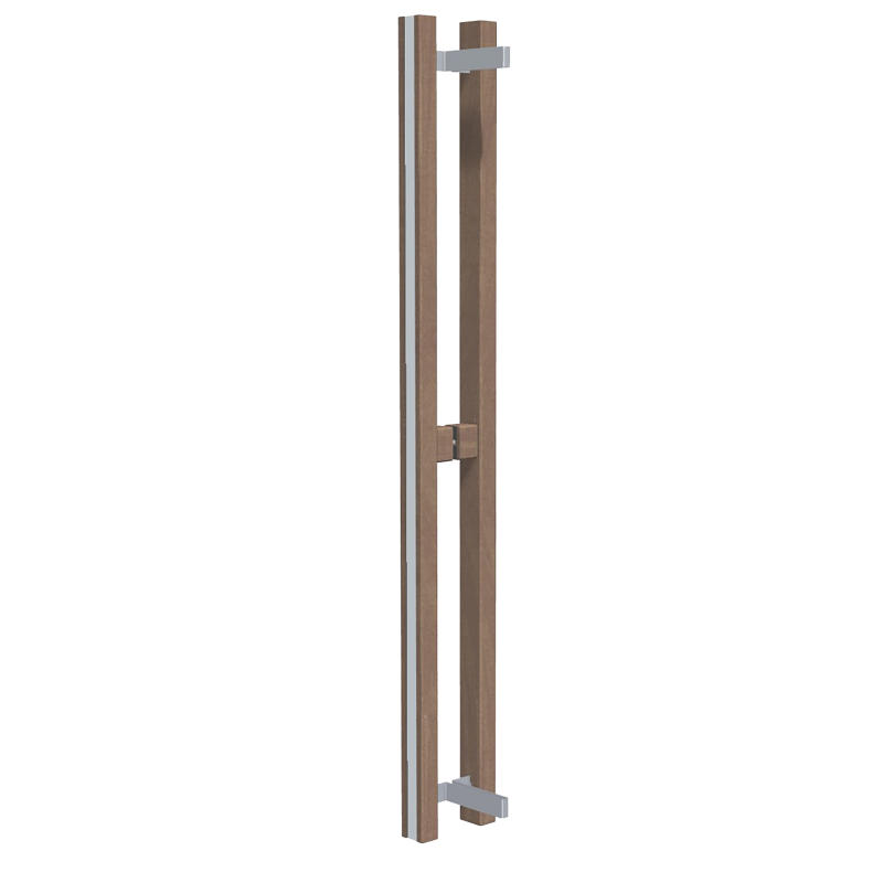 Manilla de puerta HARVIA, madera de álamo temblón tratada térmicamente.