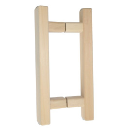 Manilla de puerta de sauna de madera Harvia, 300 mm 