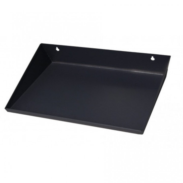 Bandeja de goteo HARVIA para calentadores de pared, negra 370 x 270 mm