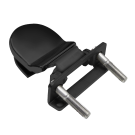Bisagra para puerta de cristal Harvia SPSAZ005AM, negra 