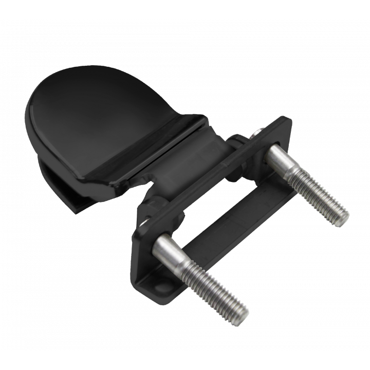 Bisagra para puerta de cristal Harvia SPSAZ005AM, negra