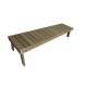 Banco de sauna Harvia Formula, 1200 x 450 mm, madera de álamo temblón tratada térmicamente.