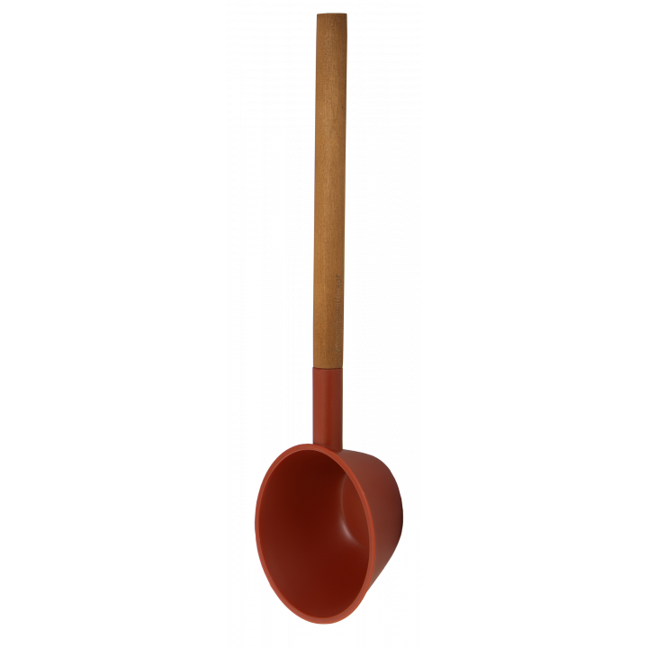 Juego de cubo y cucharón para sauna HARVIA Helmi, Terracota