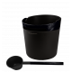 Juego de cubo y cucharón para sauna HARVIA Helmi, negro