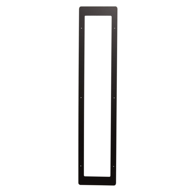Cubierta frontal Harvia para radiador IR, negra o de acero inoxidable.