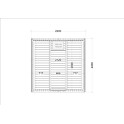 Casa de sauna - HARVIA Kaski 220-P - 2