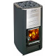 Estufa de leña para sauna HARVIA M3, piedras, chimenea, calentador de agua.