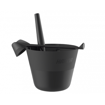 HARVIA Click - Juego de cubo y cucharón, plástico mate