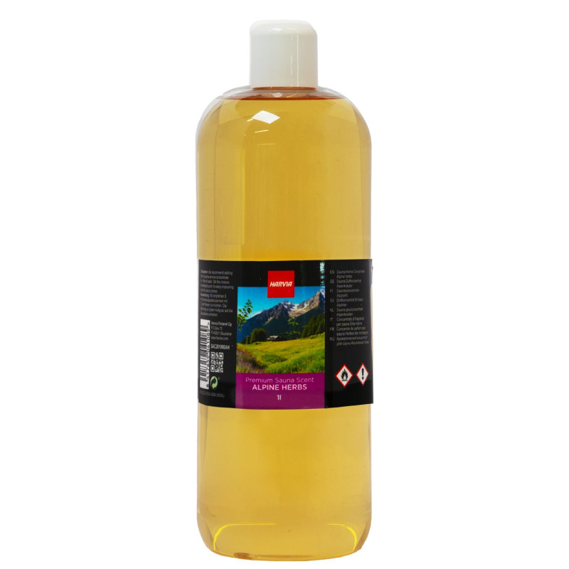 Concentrado de aroma para sauna HARVIA, aroma a hierbas alpinas, 1 l