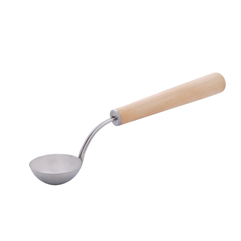 Cucharón para sauna Harvia con taza de acero inoxidable, 40 cm, 100 ml