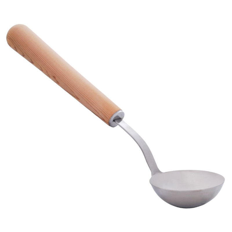 Cucharón para sauna Harvia con taza de acero inoxidable, 40 cm, 200 ml