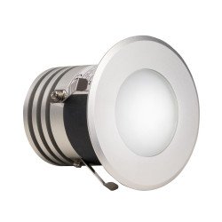 Lámpara LED Harvia RGBW para sauna, 5 W, 90 mm de diámetro 