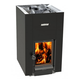 Estufa de leña para sauna - HARVIA Linear 22 Greenflame