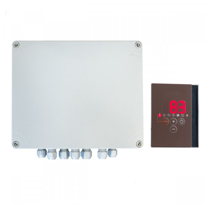 Calentador, evaporador y unidad de control infrarrojo para sauna HARVIA PRO-IP-D3I IP65 , 10.5 kW