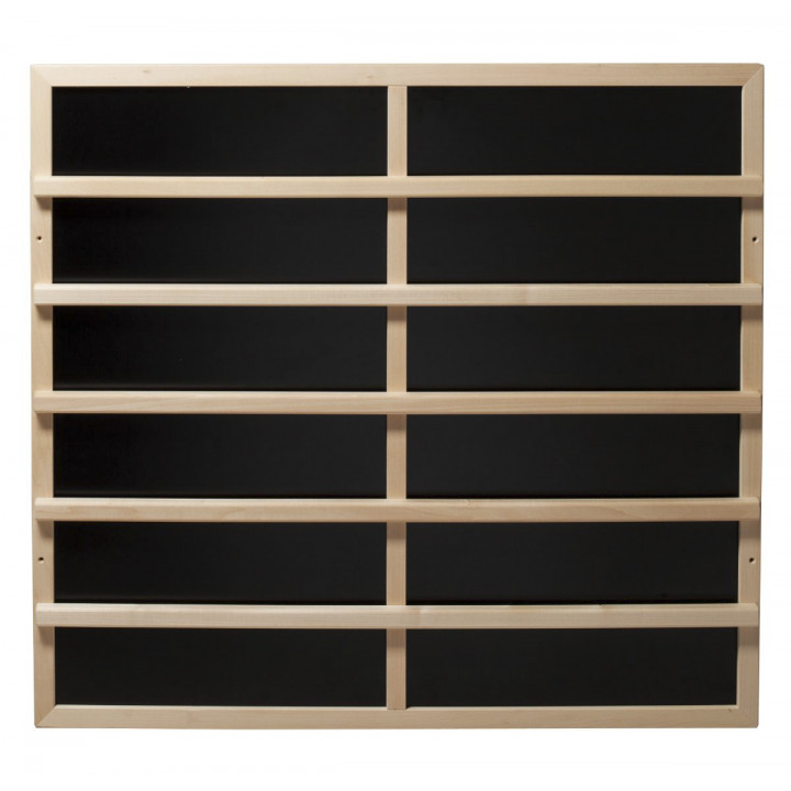 Placa calefactora infrarroja Harvia IR-WPHL-100 con respaldo de madera, 100 W