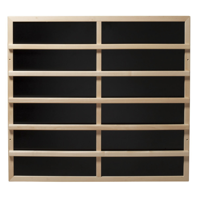 Placa calefactora Harvia IR con respaldo de madera clara, 100–515 W