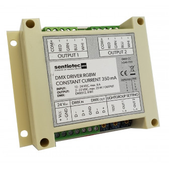 Controlador LED Harvia DMX RGBW, 2 × 4 canales