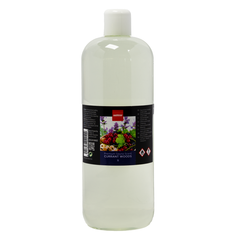 Concentrado aromático para sauna HARVIA, eucalipto, grosella, lavanda y madera de cedro 1 l