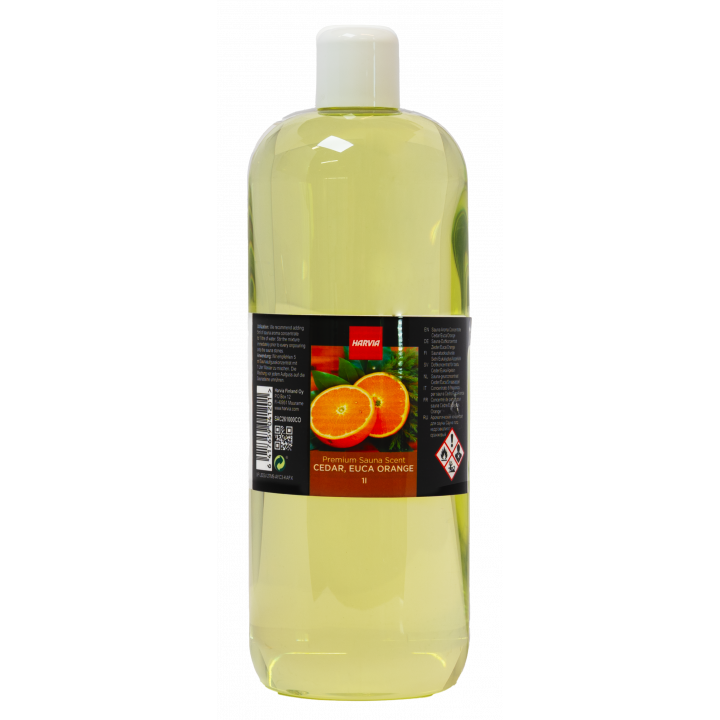 Concentrado aromático para sauna HARVIA, cedro, eucalipto, naranja, 1 l