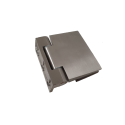 Bisagra para puerta de sauna Harvia Barrel, color plata. 