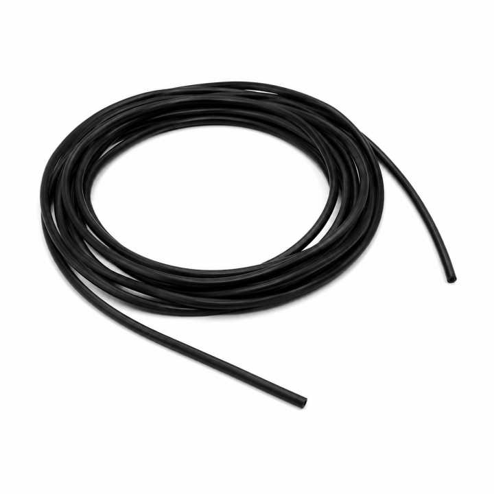 Burlete para puerta de cristal Harvia, 5 m, negro