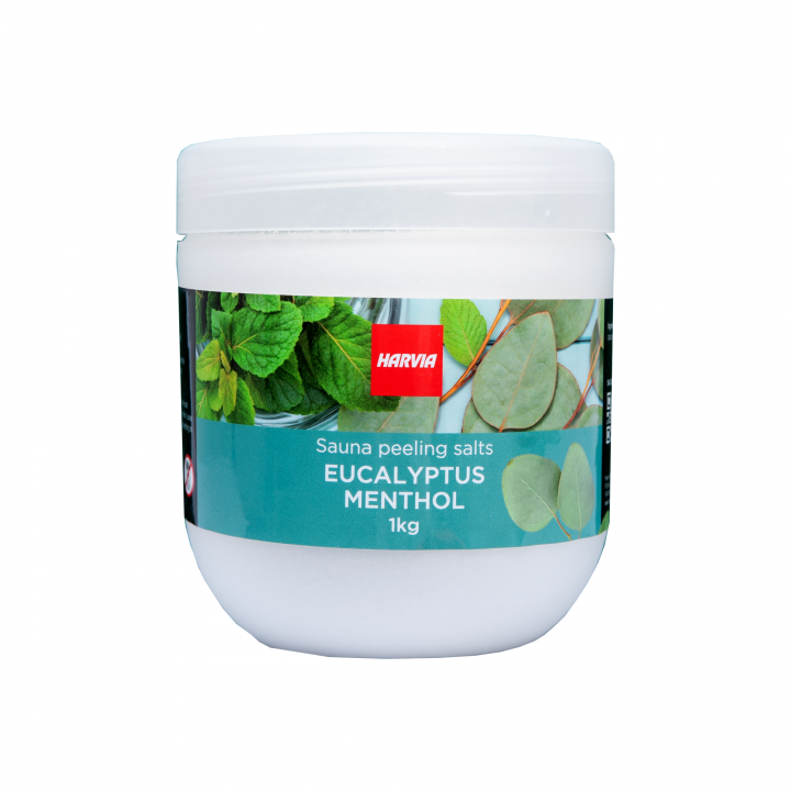 Sal para peeling de sauna HARVIA eucalipto mentol 1 kg