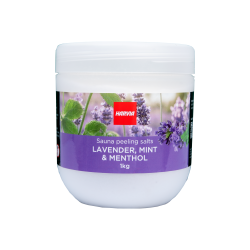 Sal exfoliante de sauna HARVIA lavanda menta 1 kg