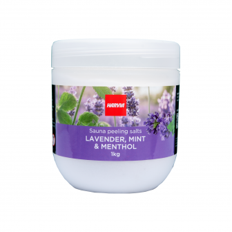 Sal exfoliante de sauna HARVIA lavanda menta 1 kg