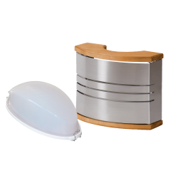 Lámpara de sauna HARVIA - Acero